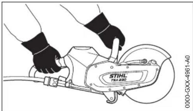 STIHL TSA 230 - Under arbeidet - 1