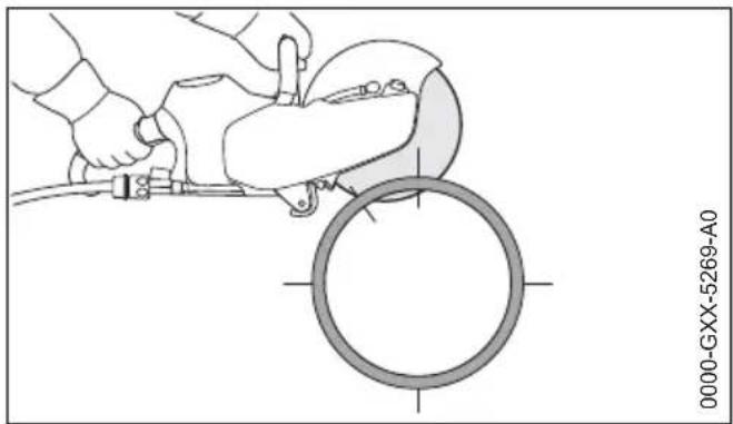 STIHL TSA 230 - Cortar o tubo de betão - 8