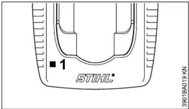 STIHL TSA 230 - Elektrisk anslutning av laddaren - 2