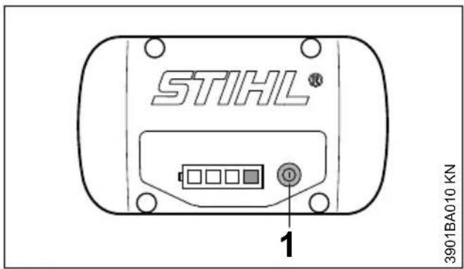 STIHL TSA 230 - LED-lampor på batteriet - 1