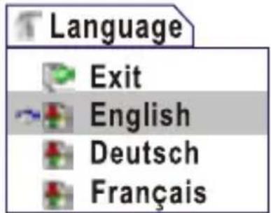 Language Exit English Deutsch Français