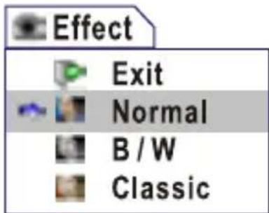 Effect Exit Normal B / W Classic