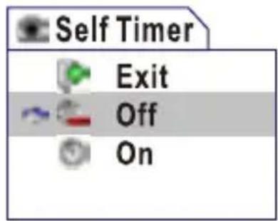 Self Timer Exit Off On