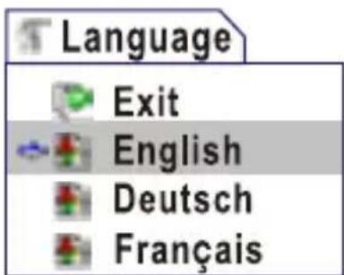 Language Exit English Deutsch Français
