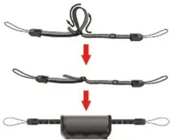 AIPTEK Pocket DV 5900 - Attaching the wrist strap (optional) - 4