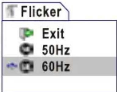 Flicker Exit 50Hz 60Hz