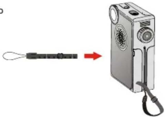 Diagram showing a device being connected to a handheld device via a cable, with a red arrow indicating the process.