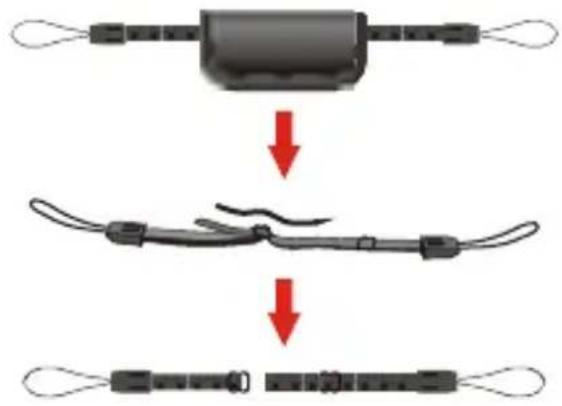 AIPTEK Pocket DV 5900 - Attaching the wrist strap (optional) - 1