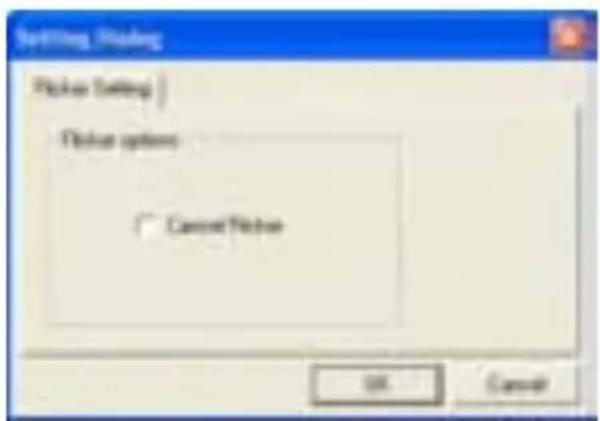 Setting Pinning Pinning Setting | Pinning option □ Cancel Pinning OK Cancel