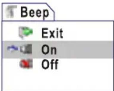 Beep Exit On Off