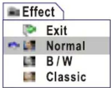 Effect Exit Normal B / W Classic