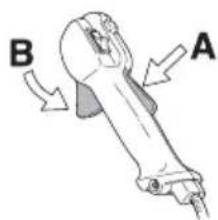 B A