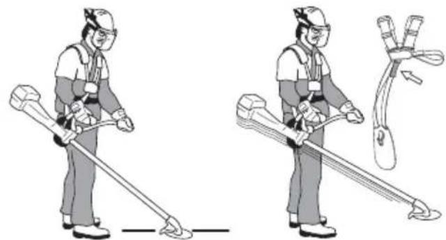 HUSQVARNA 343FR - Jævn skulderbelastning - 2