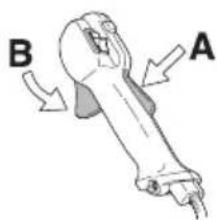 B A