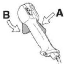 B A