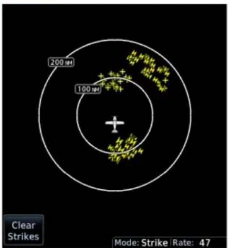 200 nm 100 nm Clear Strikes Mode: Strike Rate: 47