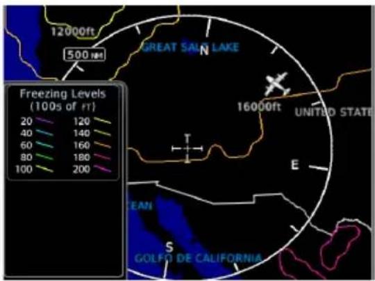 12000ft 500 Nm GREAT SALN LAKE Freezing Levels (100s of ft) 20 120 40 140 60 160 80 180 100 200 UNITED STATE E TEAN S GOLFO DE CALIFORNIA