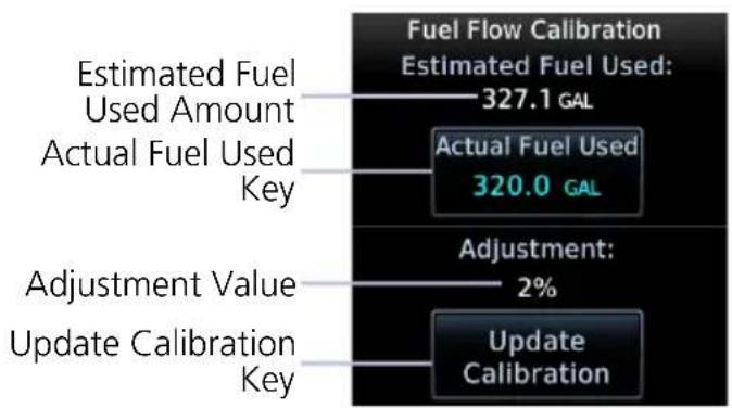 GARMIN EIS TXi - Fuel Flow Calibration - 1