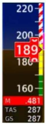 GARMIN EIS TXi - OVERSPEED INDICATIONS - 2