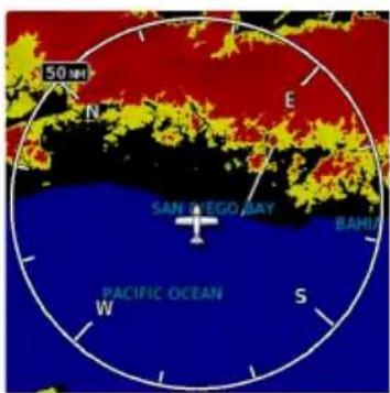 50 m N E SAN DIEGO BAY BAHUA PACIFIC OCEAN W S