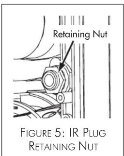 Retaining Nut FIGURE 5: IR PLUG RETAINING NUT