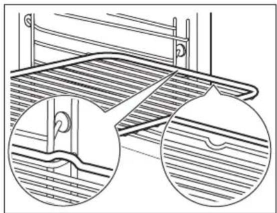 ELECTROLUX CKB400W - Isætning af tilbehøret - 1