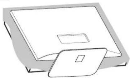 LG 24LB454A-TG - Attaching the stand - 4