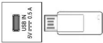 USB IN 5V---0.5A