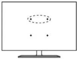 LG 24LB454A-TG - Securing the TV to a wall - 1