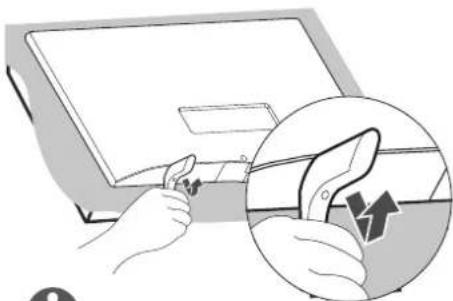 LG 24LB454A-TG - Detaching the Stand - 1
