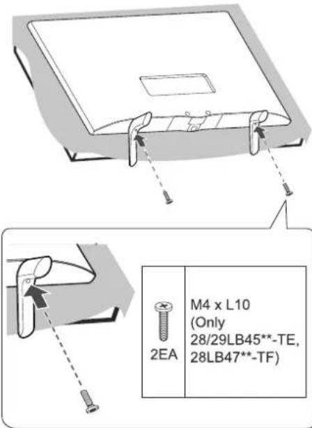 M4 x L10 (Only 28/29LB45**-TE, 28LB47**-TF) 2EA