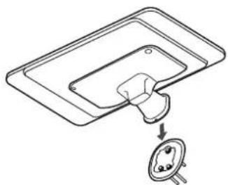 LG 24LB454A-TG - Attaching the shelf stand - 2