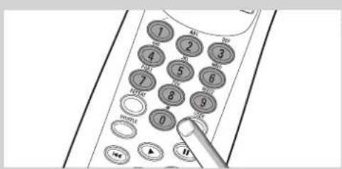 PHILIPS SL300i - Taster til indtastning i SMS TEXT-format - 1