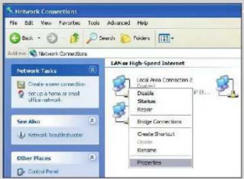 PHILIPS SL300i - Aktivering af Deling af Internet-forbindelse i Windows XP - 2