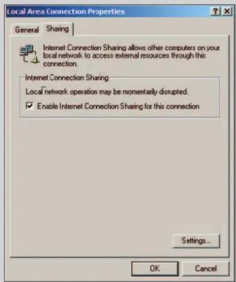 PHILIPS SL300i - Aktivering af Deling af Internet-forbindelse i Windows Me - 1
