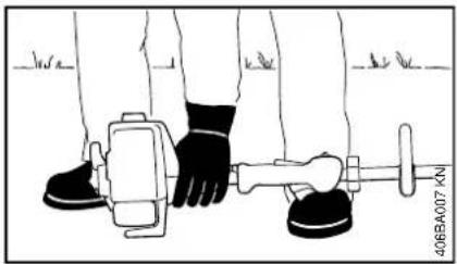 STIHL KB-KM - Starting the Engine - 1
