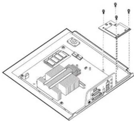 LENOVO ThinkCentre M57 6087 - Replacing the Express card assembly - 1