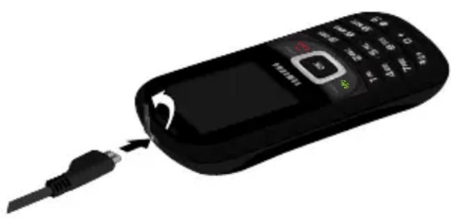 SAMSUNG SGH-T199 - Charging the Battery - 1