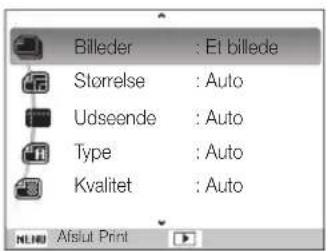 SAMSUNG ST94 - Konfigurering af udskriftsindstillinger - 1