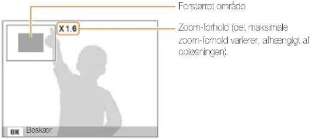 SAMSUNG ST94 - Forstørrelse af et billede - 2
