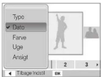 SAMSUNG ST94 - Visning af filer efter kategori i Smart Album - 1