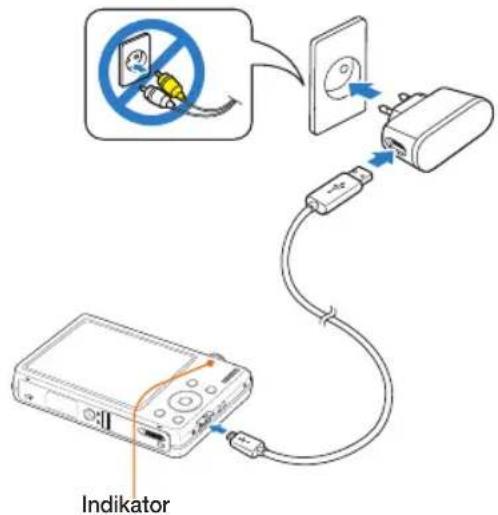 SAMSUNG ST94 - Opladning af batteriet - 1