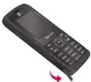 LG KU250 - Sådan bruger du et mikro-SD-hukommelseskort - 1