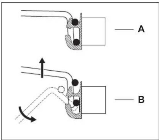 A B