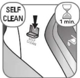 SELF CLEAN 1 min. SELF CLEAN