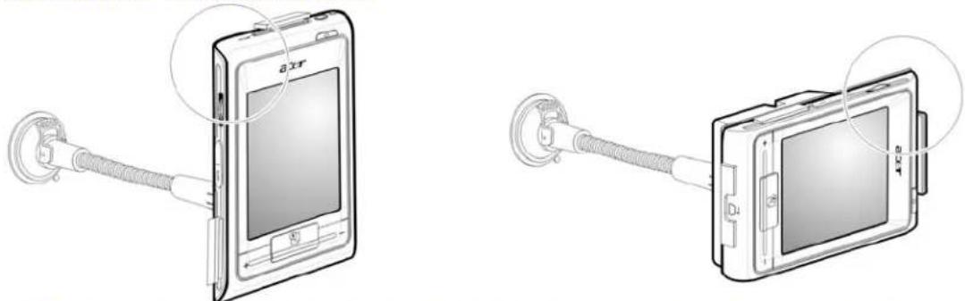 ACER E300 - To set up the device on your vehicle: - 4