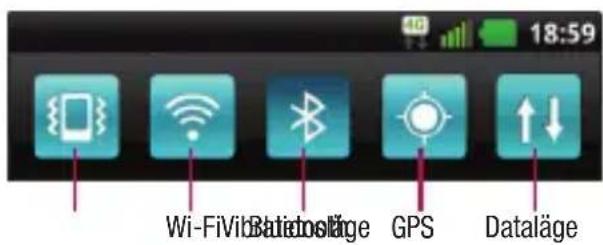 18:59 Wi-FiViB Bluetooth GPS Dataläge