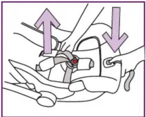 Nuna Pipa Klik - Securing Child in the Restraint - 1