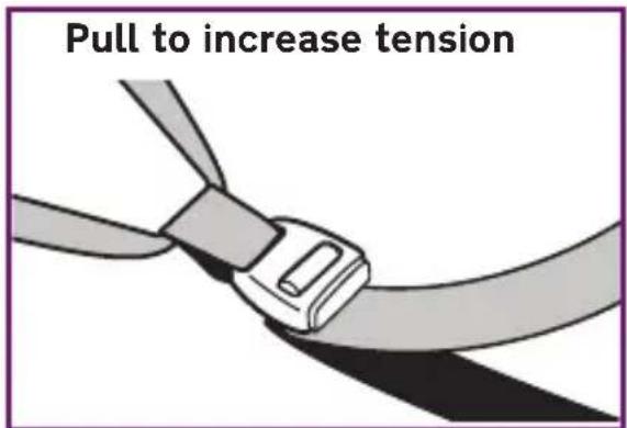 Pull to increase tension