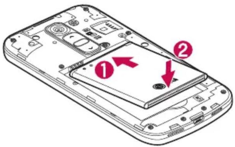 LG G2 Mini D620K - 安裝 Micro-SIM 卡與電池 - 3